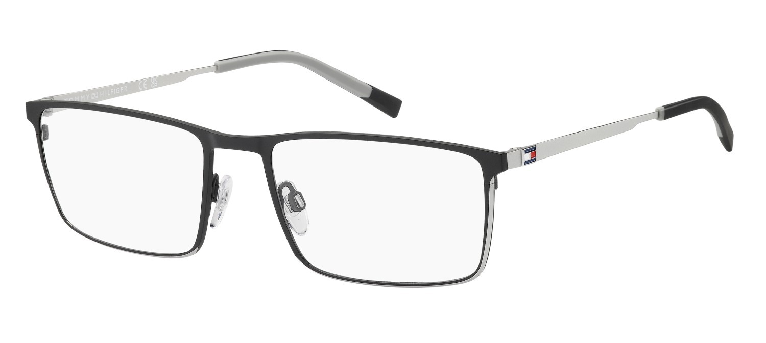 Occhiali da vista Tommy Hilfiger Th 2314 111695 124 colore matte black silver forma rettangolare 
