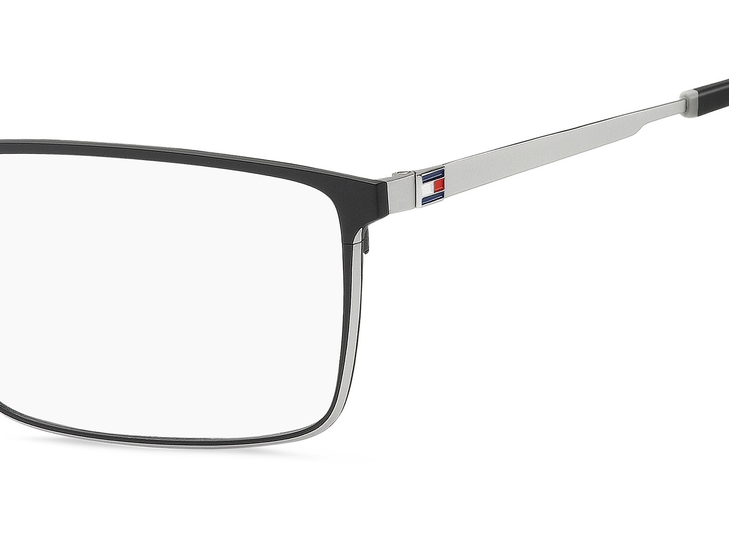 Occhiali da vista Tommy Hilfiger Th 2314 111695 124 colore matte black silver forma rettangolare 