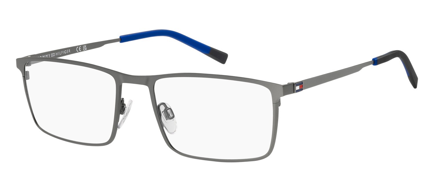 Occhiali da vista Tommy Hilfiger Th 2314 111695 R80 colore matte dark ruthenium forma rettangolare 