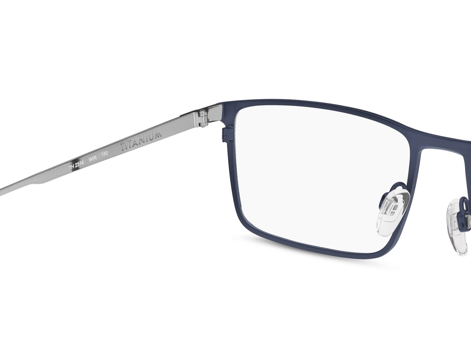 Occhiali da vista Tommy Hilfiger Th 2314 111695 WIR colore matte blue red forma rettangolare 