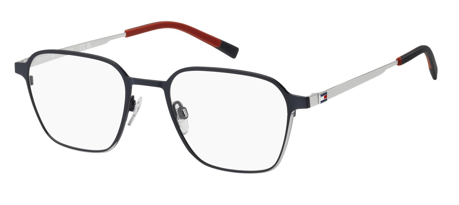 Eyeglasses Tommy Hilfiger Th 2315 111696 0JI color matte blue palladium shape square 
