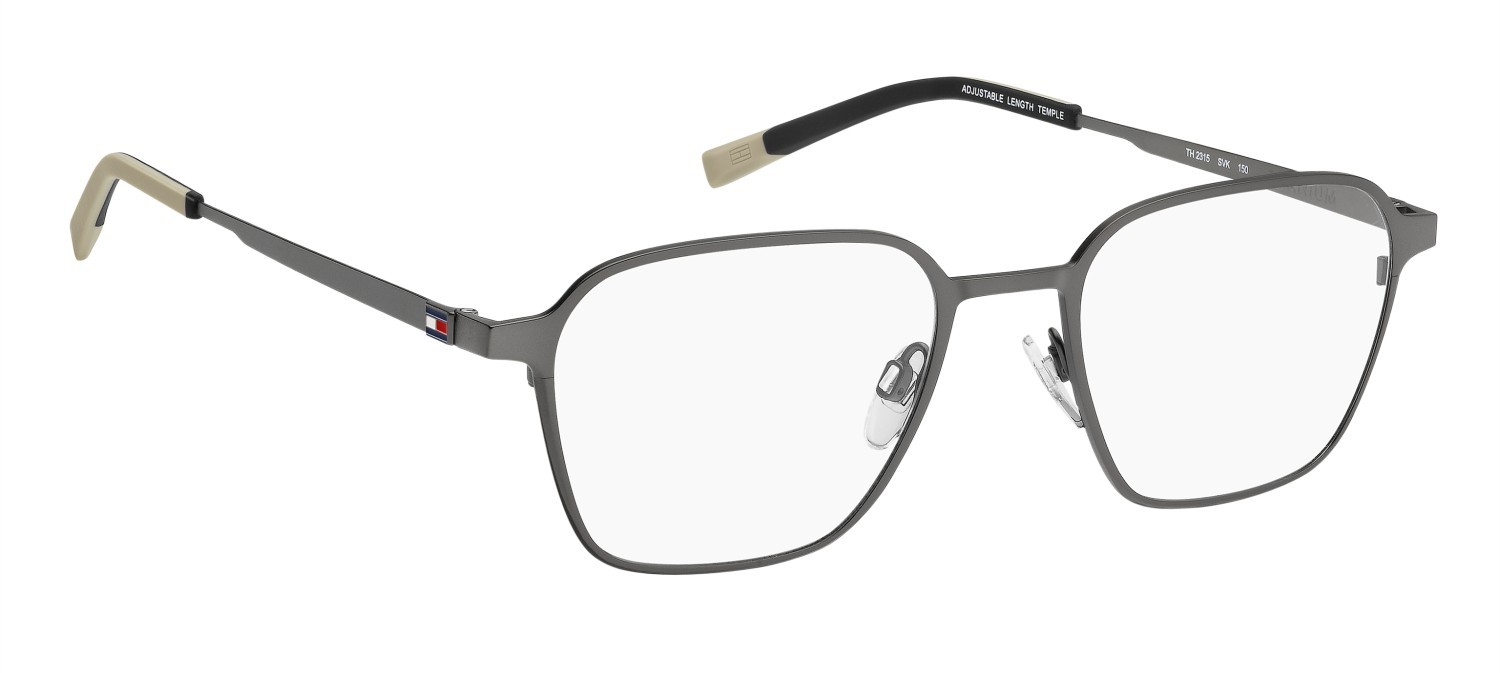 Occhiali da vista Tommy Hilfiger Th 2315 111696 SVK colore matte ruthenium black forma quadrato 
