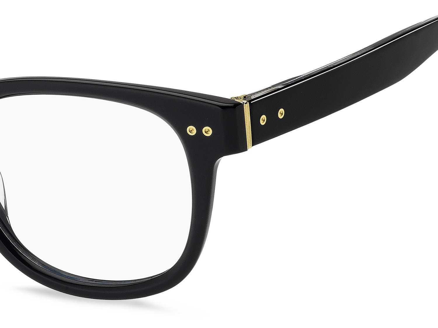 Occhiali da vista Tommy Hilfiger Th 86 111697 2M2 colore black gold forma rotondo 