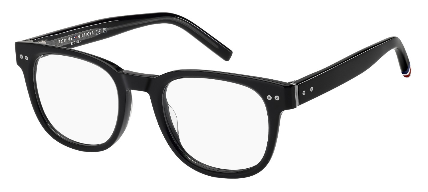 Eyeglasses Tommy Hilfiger Th 86 111697 807 color black shape round 