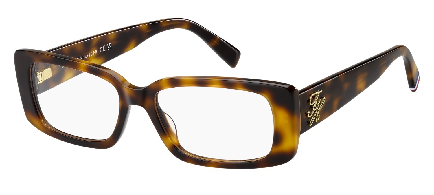 Occhiali da vista Tommy Hilfiger Th 2345 111700 05L colore havana 2 forma rettangolare 