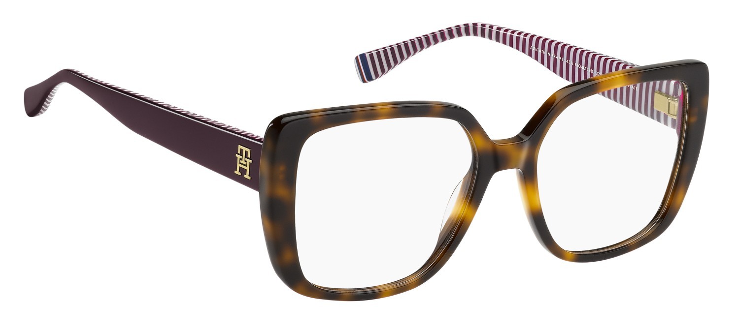 Occhiali da vista Tommy Hilfiger Th 2348 111701 05L colore havana 2 forma farfalla 