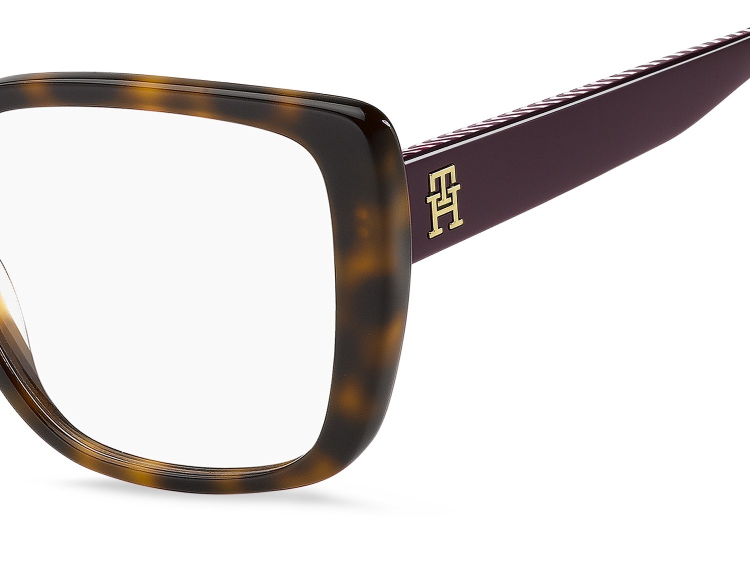 Occhiali da vista Tommy Hilfiger Th 2348 111701 05L colore havana 2 forma farfalla 