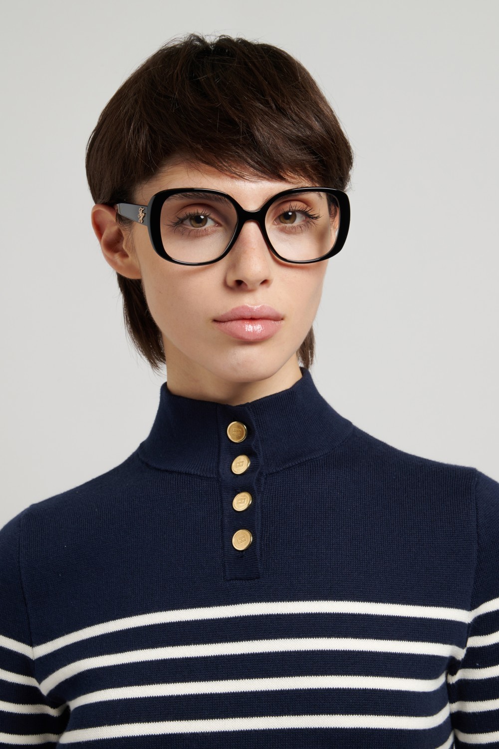 Occhiali da vista Tommy Hilfiger Th 2346 111702 807 colore black forma quadrato 