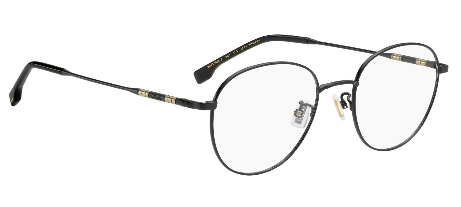 Eyeglasses Hugo Boss 1926/F 111706 003 color matte black shape pantos 