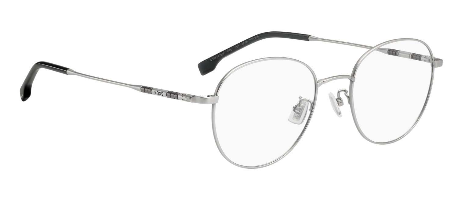 Occhiali da vista Hugo Boss 1926/F 111706 CTL colore matte palladium forma pantos 