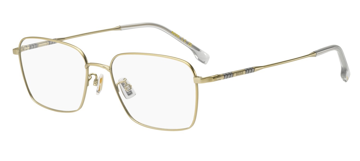 Occhiali da vista Hugo Boss 1927/F 111707 AOZ colore matte gold forma rettangolare 