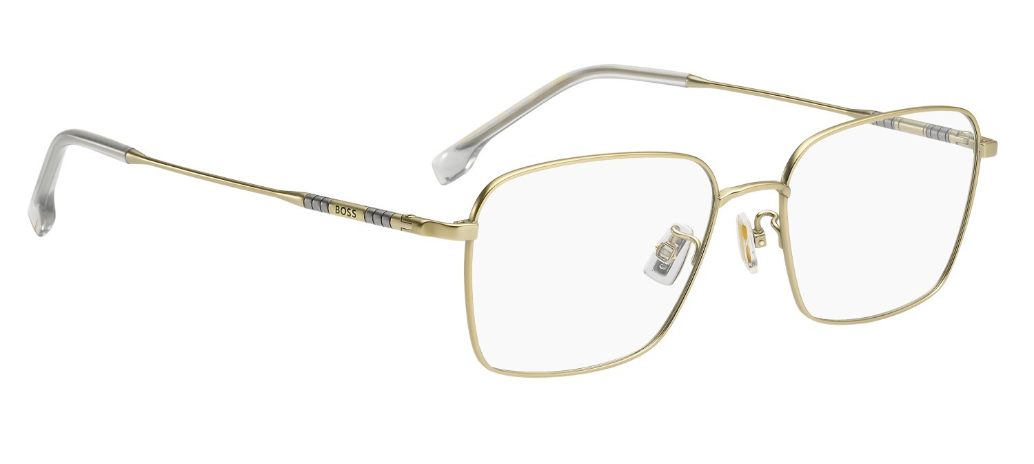 Occhiali da vista Hugo Boss 1927/F 111707 AOZ colore matte gold forma rettangolare 
