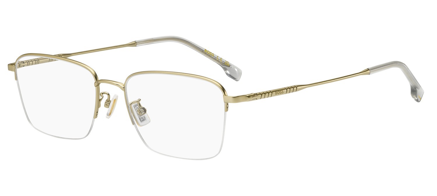 Eyeglasses Hugo Boss 1928/F 111708 AOZ color matte gold shape rectangle 