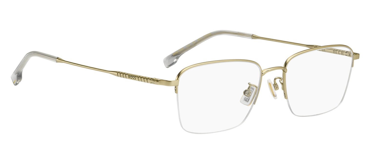 Eyeglasses Hugo Boss 1928/F 111708 AOZ color matte gold shape rectangle 
