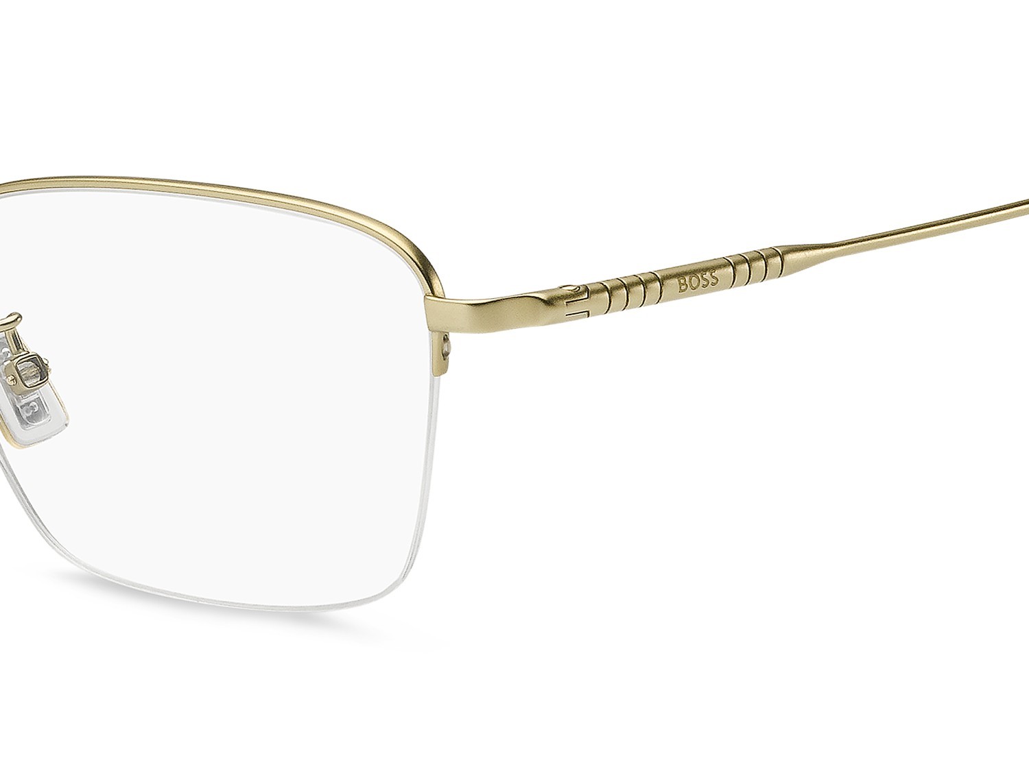 Eyeglasses Hugo Boss 1928/F 111708 AOZ color matte gold shape rectangle 