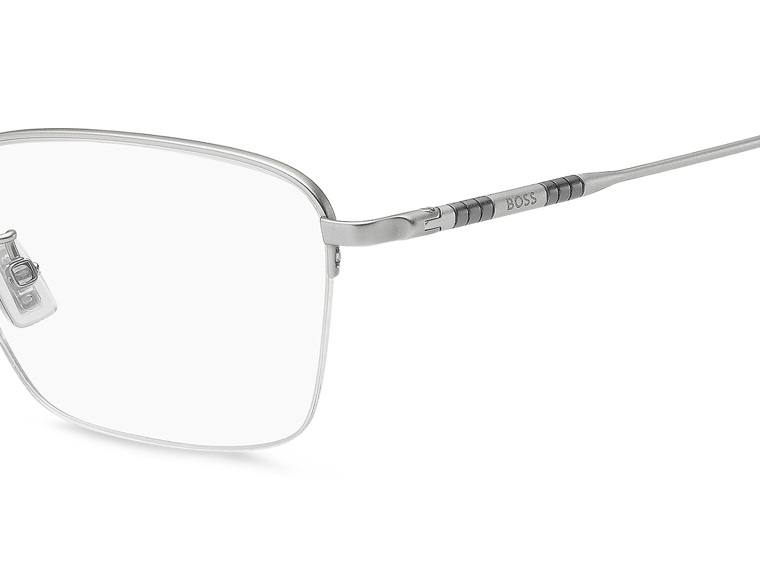 Eyeglasses Hugo Boss 1928/F 111708 CTL color matte palladium shape rectangle 