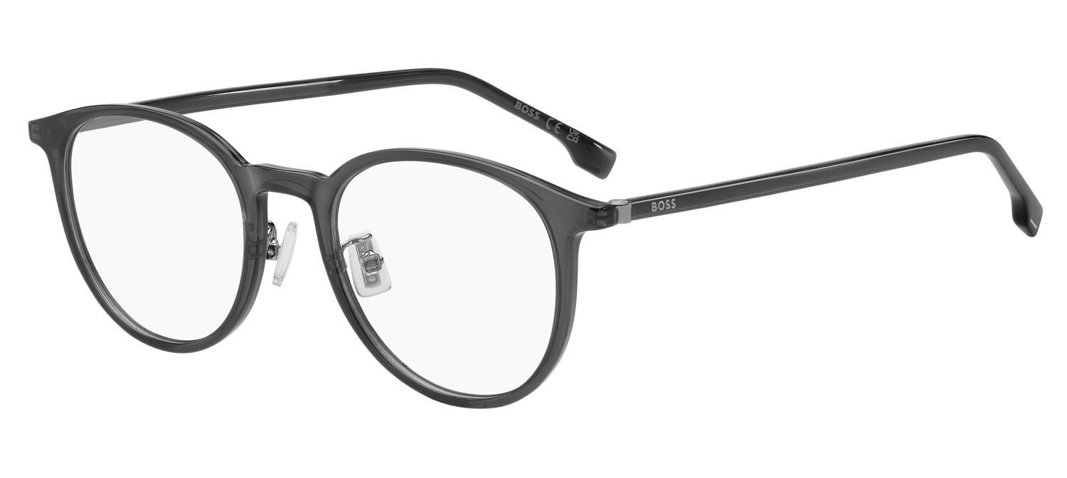 Eyeglasses Hugo Boss 1931/F 111710 KAC color shaded grey texture transparent gre shape round 