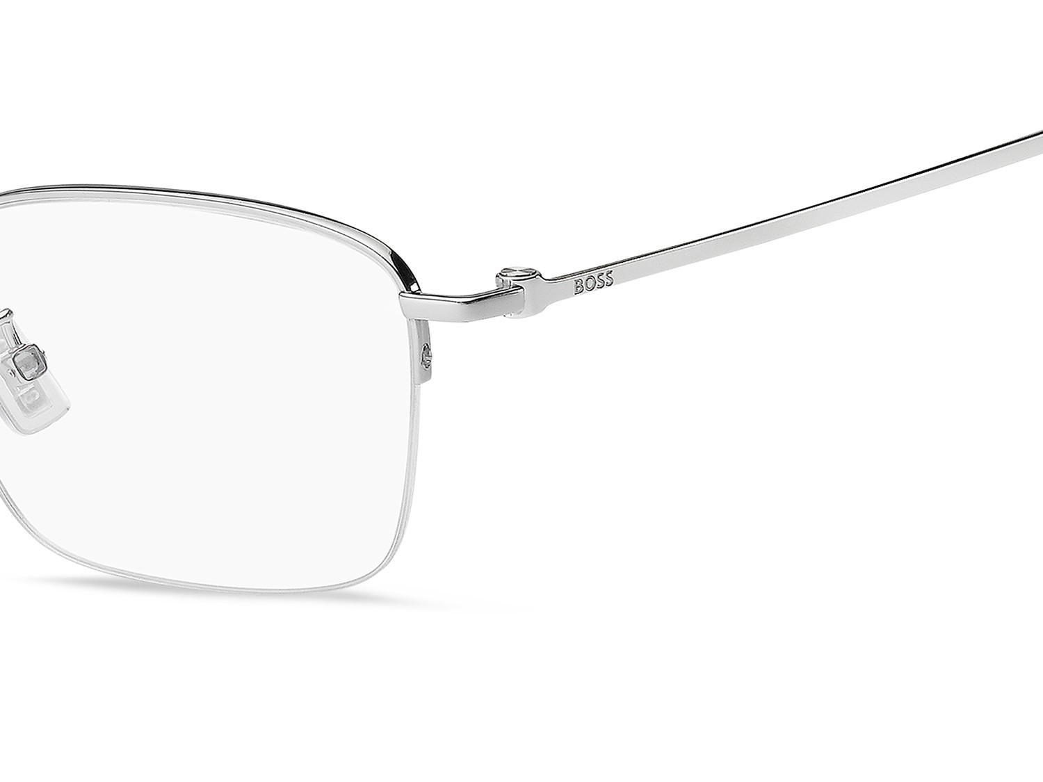Eyeglasses Hugo Boss 1932/F 111711 010 color palladium shape rectangle 