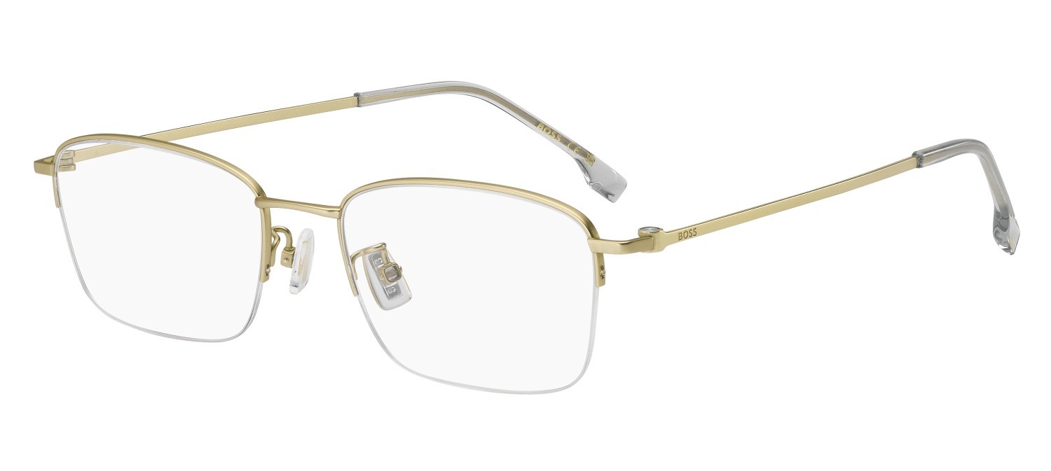 Eyeglasses Hugo Boss 1932/F 111711 AOZ color matte gold shape rectangle 