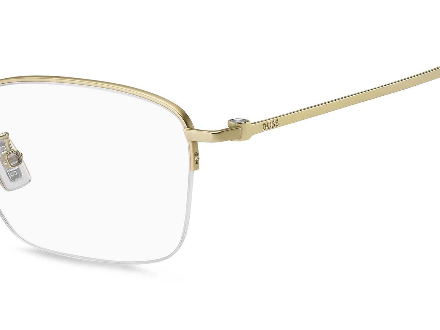 Eyeglasses Hugo Boss 1932/F 111711 AOZ color matte gold shape rectangle 