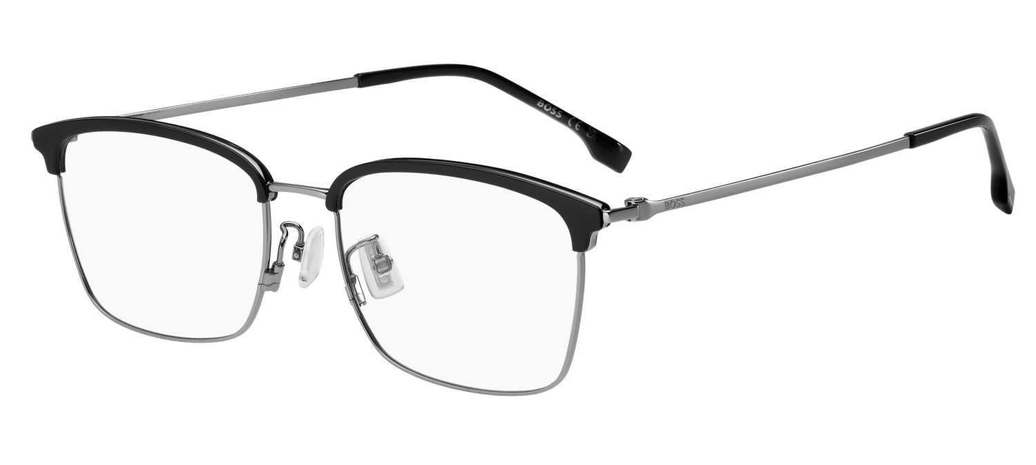 Eyeglasses Hugo Boss 1933/F 111712 ANS color black dark ruthenium shape rectangle 