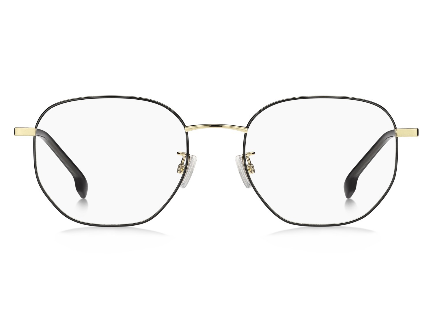 Eyeglasses Hugo Boss 1935/F 111714 I46 color matte black gold shape rectangle 