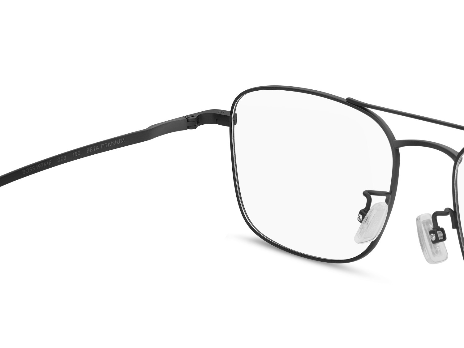 Occhiali da vista Hugo Boss 1936/F 111715 003 colore matte black forma quadrato 