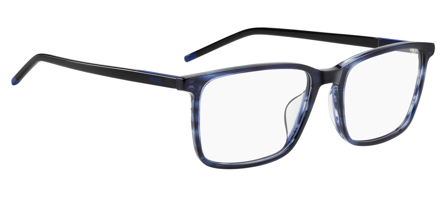 Eyeglasses Hugo Hg 1402/G 111720 38I color blue horn shape rectangle 