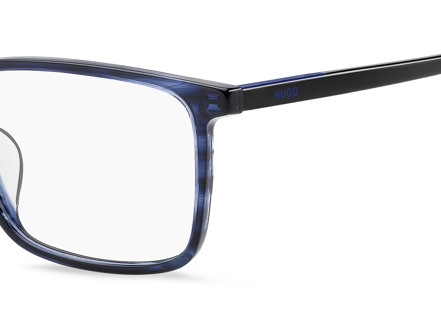 Eyeglasses Hugo Hg 1402/G 111720 38I color blue horn shape rectangle 