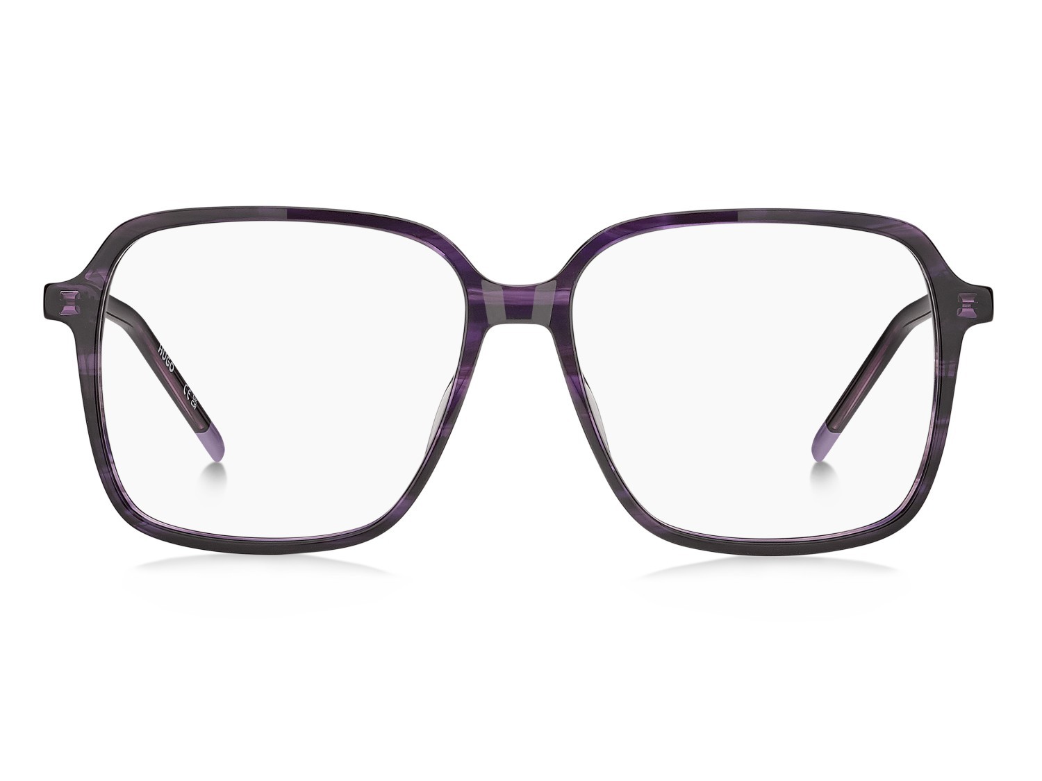 Eyeglasses Hugo Hg 1410 111724 7FF color violet horn shape square 