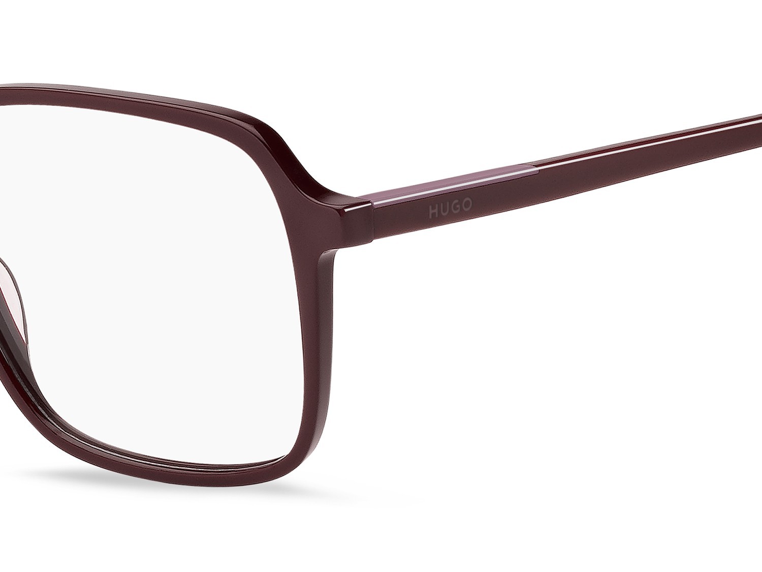 Eyeglasses Hugo Hg 1410 111724 LHF color burgundy 2 shape square 