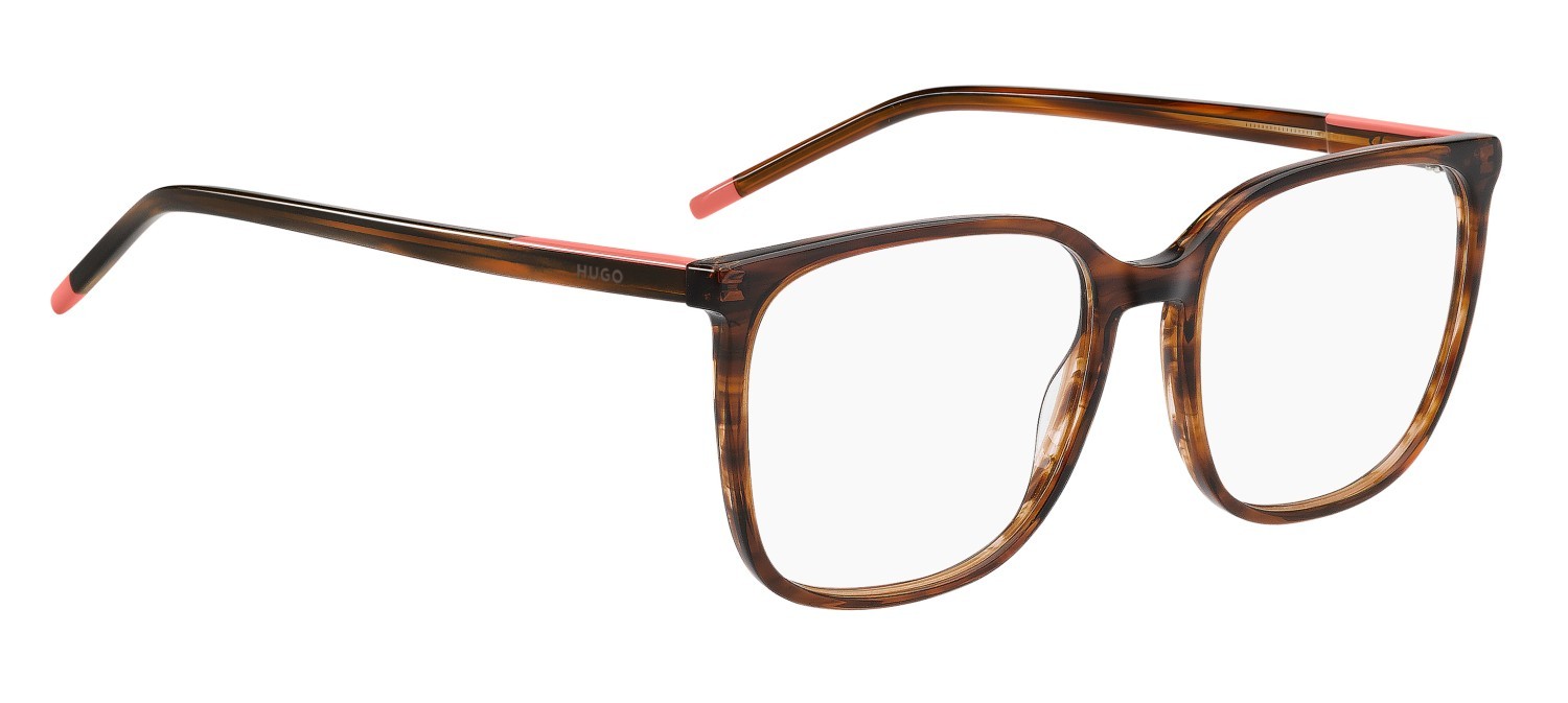 Eyeglasses Hugo Hg 1411 111725 573 color red horn shape square 