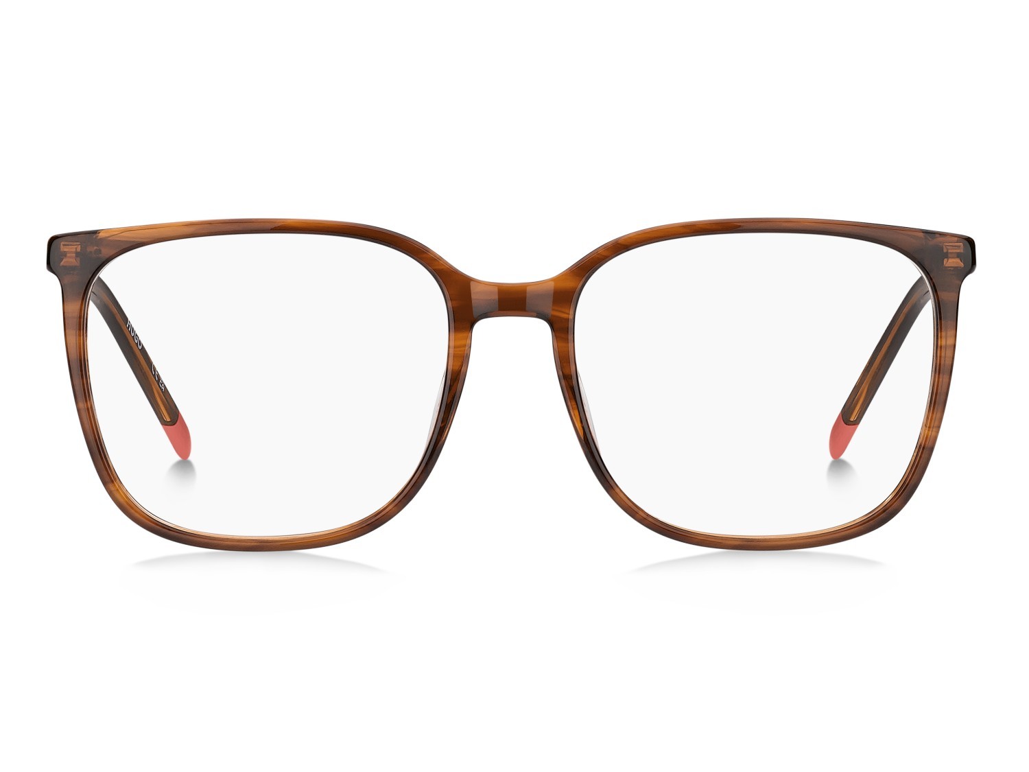 Eyeglasses Hugo Hg 1411 111725 573 color red horn shape square 