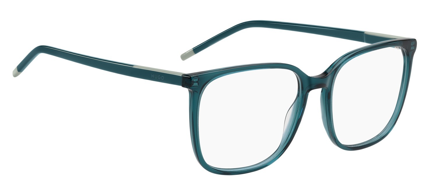 Eyeglasses Hugo Hg 1411 111725 ZI9 color teal shape square 