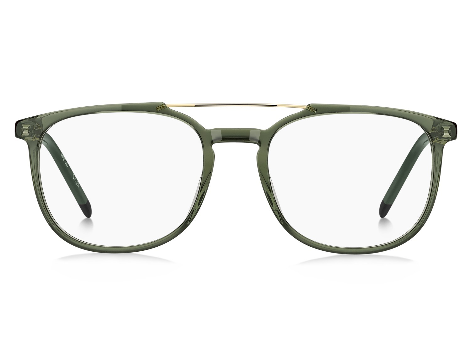 Eyeglasses Hugo Hg 1401 111727 1ED color green shape square 