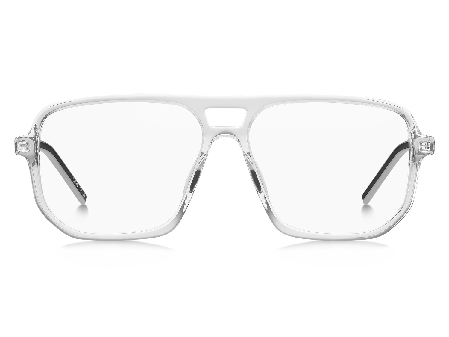 Eyeglasses Hugo Hg 1415/G 111730 0OX color crystal green shape square 