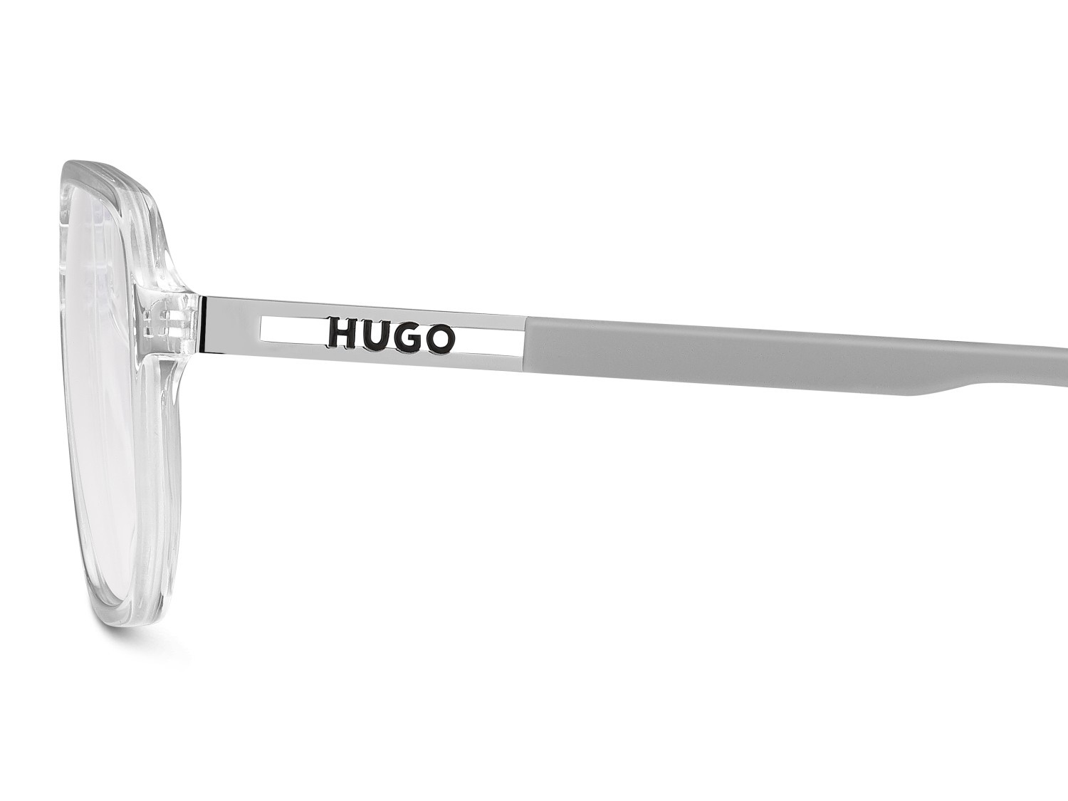 Eyeglasses Hugo Hg 1415/G 111730 0OX color crystal green shape square 