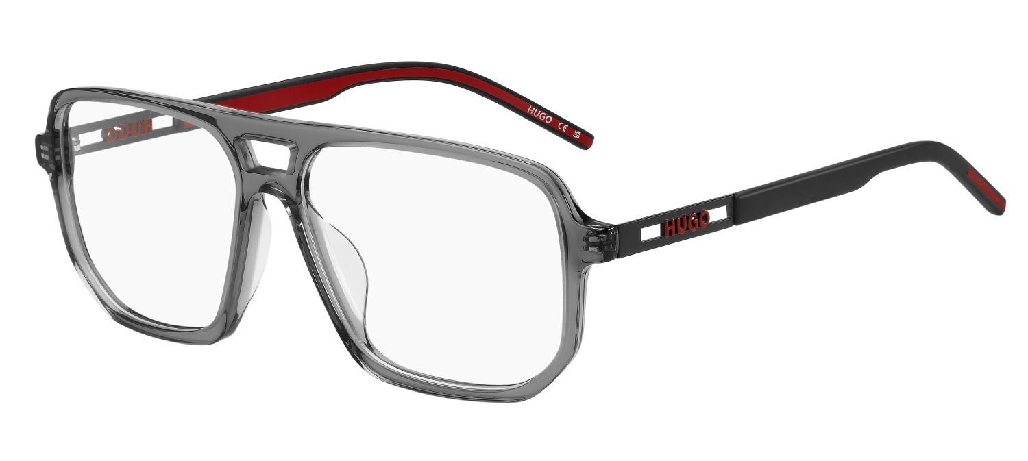 Eyeglasses Hugo Hg 1415/G 111730 KB7 color grey shape square 