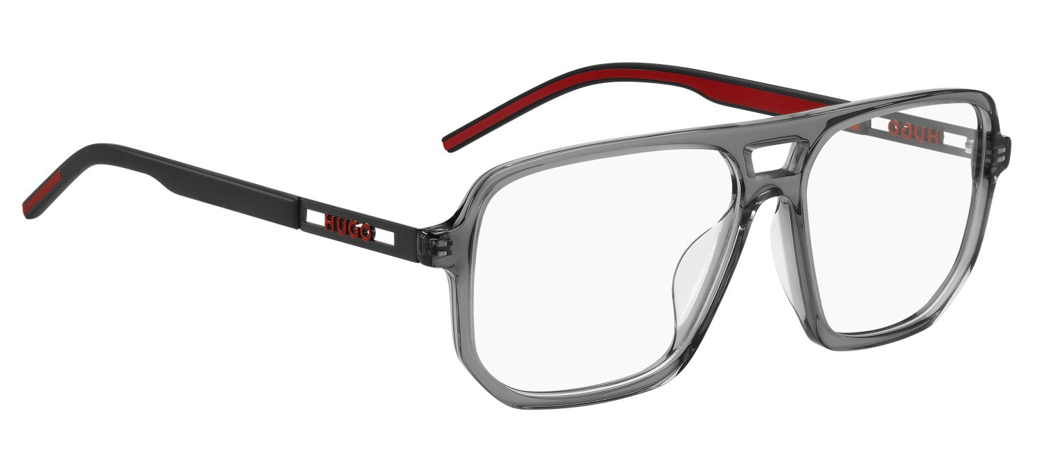 Eyeglasses Hugo Hg 1415/G 111730 KB7 color grey shape square 