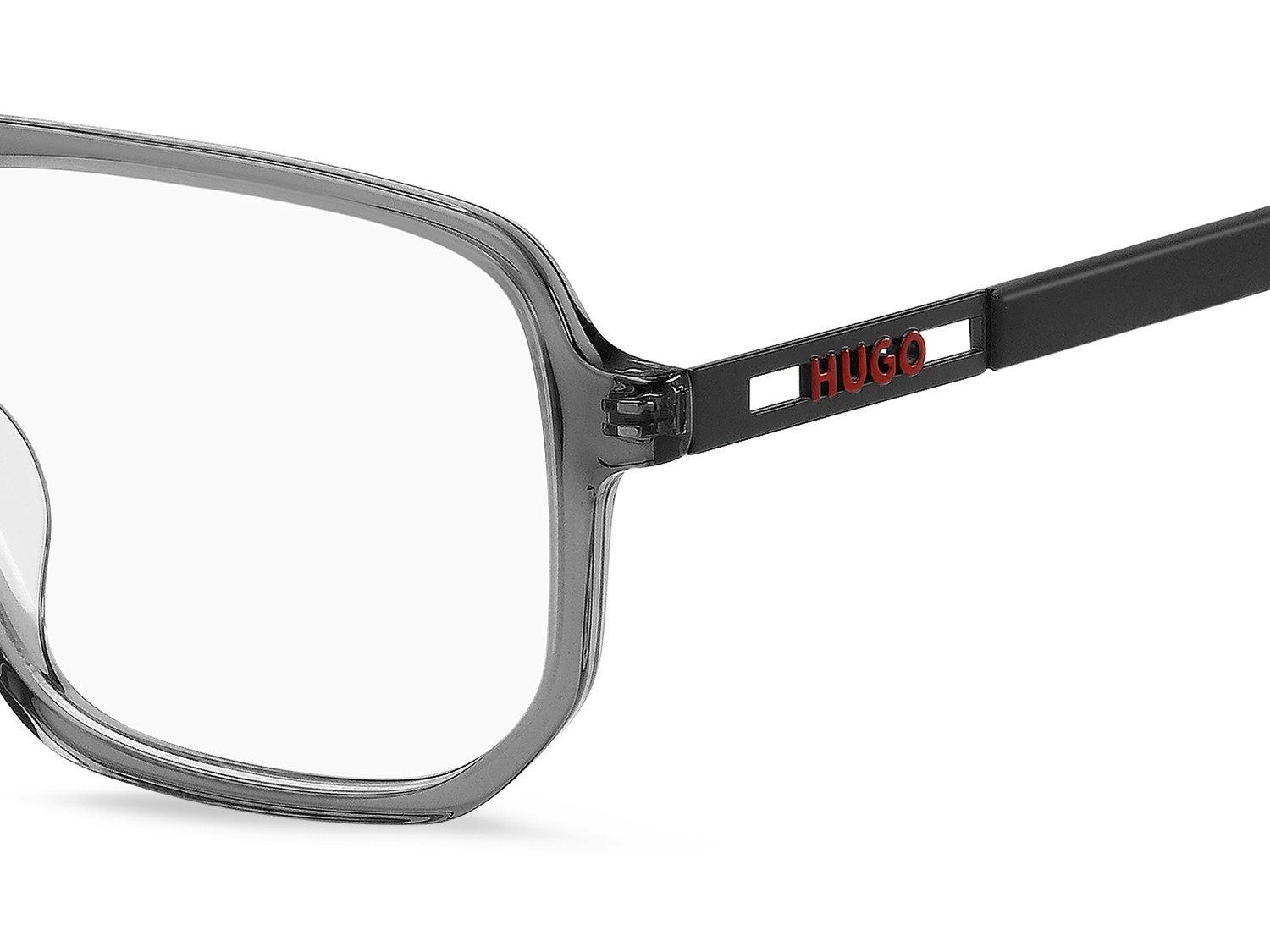 Eyeglasses Hugo Hg 1415/G 111730 KB7 color grey shape square 
