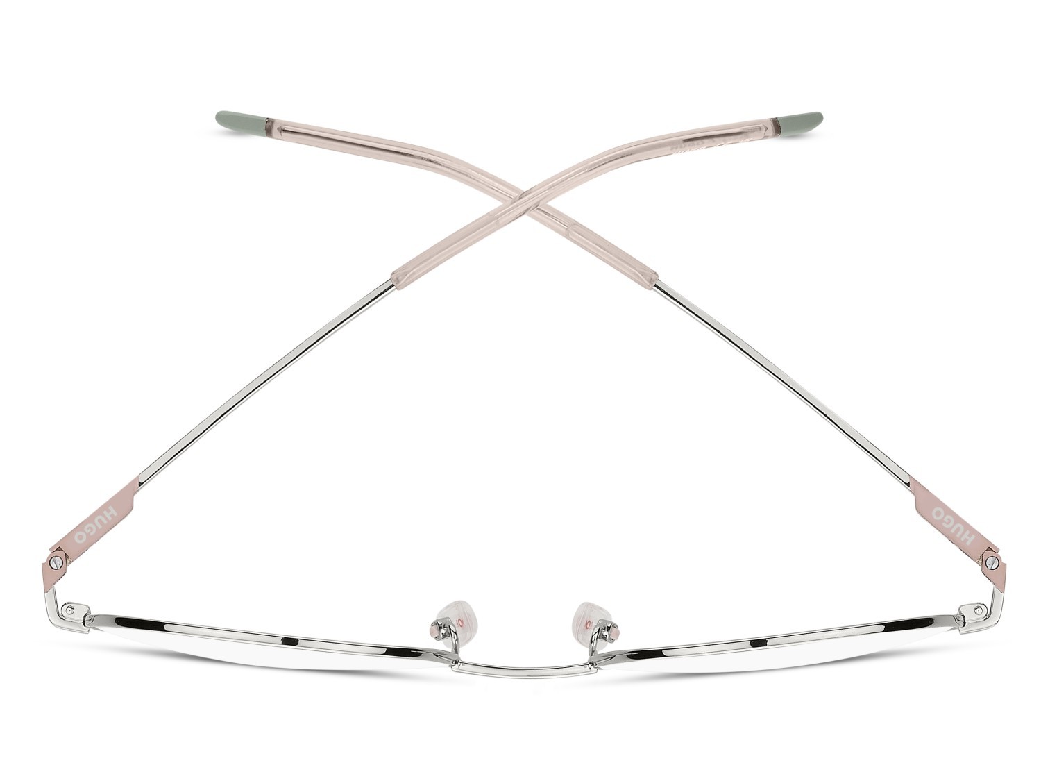 Eyeglasses Hugo Hg 1412 111731 010 color palladium shape round 