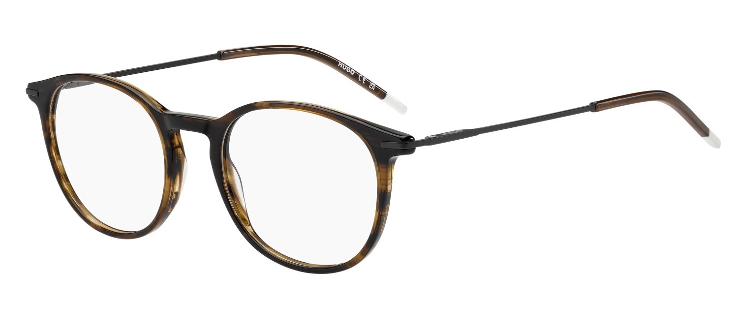 Occhiali da vista Hugo Hg 1406 111733 EX4 colore brown horn forma pantos 