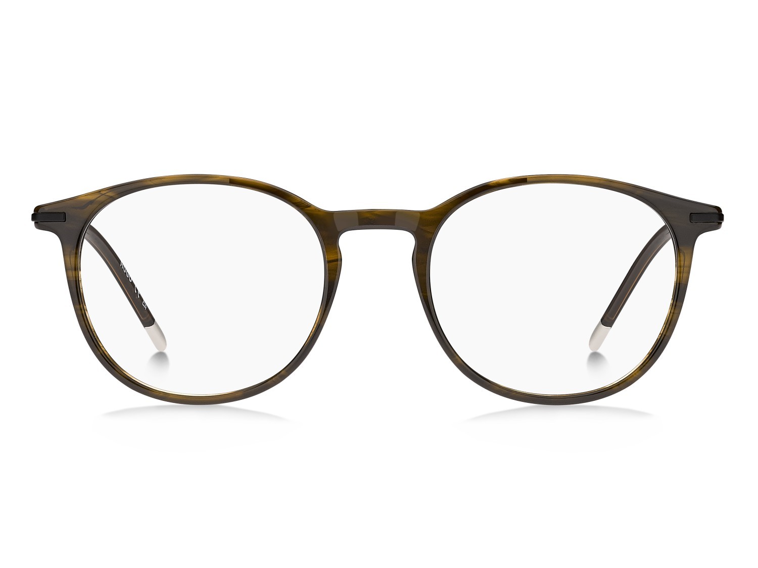 Occhiali da vista Hugo Hg 1406 111733 EX4 colore brown horn forma pantos 
