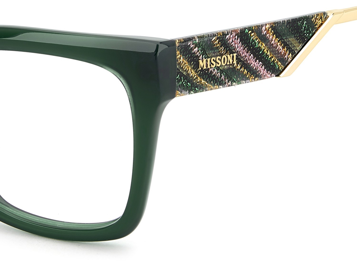 Occhiali da vista Missoni Mis 0265/G 111734 1ED colore green forma rettangolare 