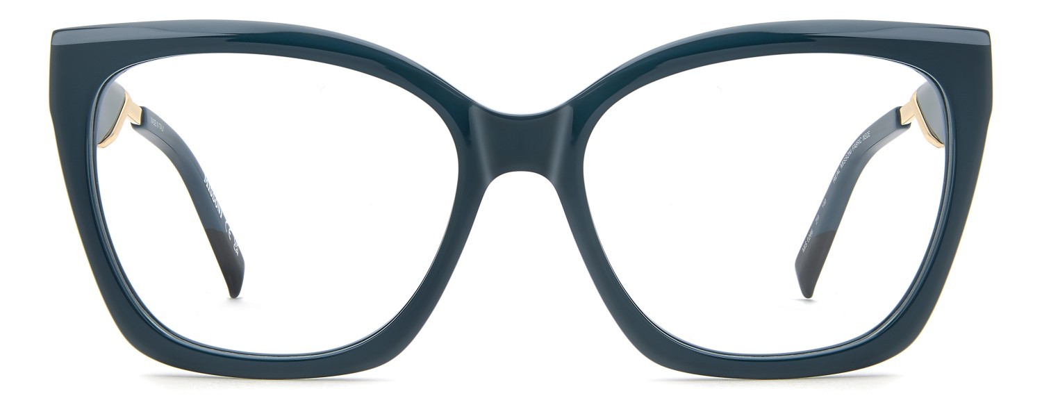Occhiali da vista Missoni Mis 0266 111735 ZI9 colore teal forma cat eye 