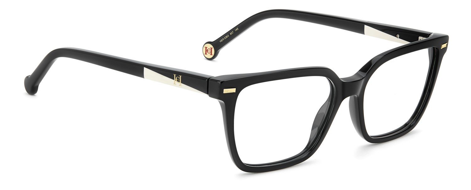 Occhiali da vista Carolina Herrera Her 0363 111736 807 colore black forma rettangolare 