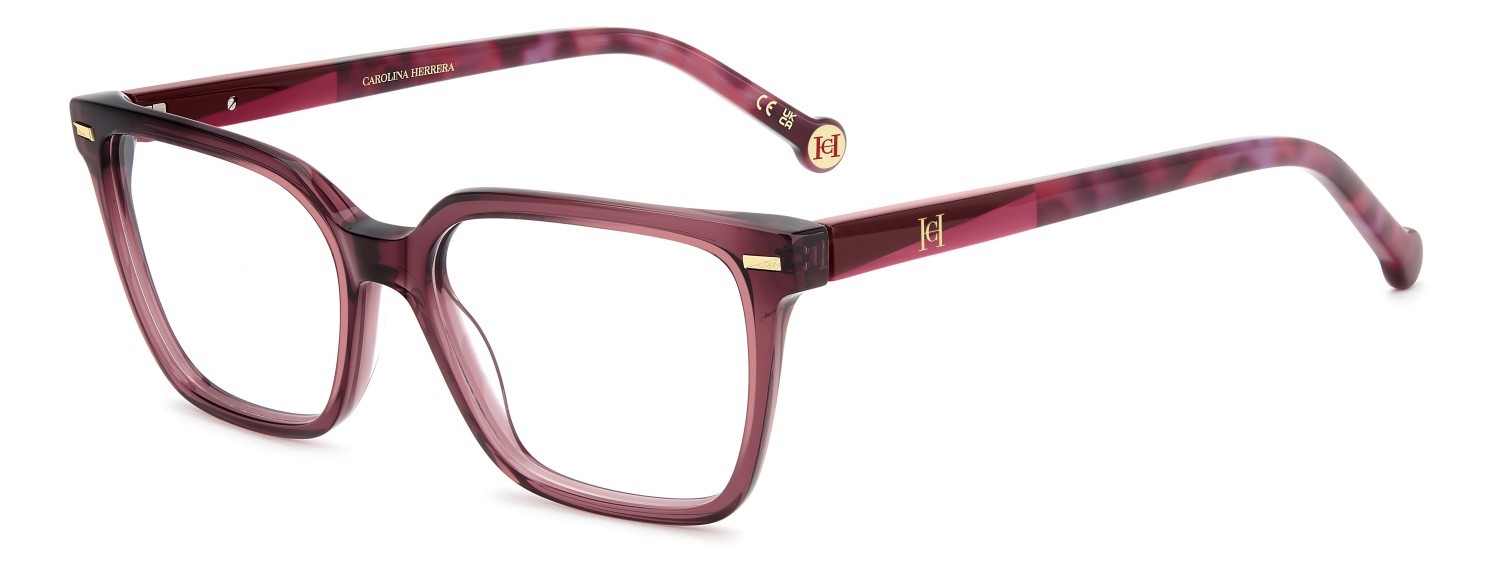 Brillen Carolina Herrera Her 0363 111736 LHF farbe burgundy 2 form rechteckig 