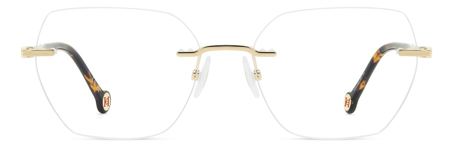 Occhiali da vista Carolina Herrera Her 0364 111737 06J colore gold havana forma rettangolare 
