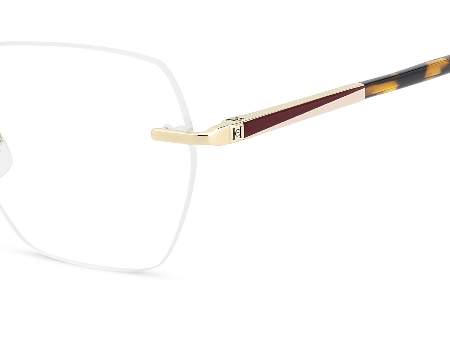 Occhiali da vista Carolina Herrera Her 0364 111737 06J colore gold havana forma rettangolare 
