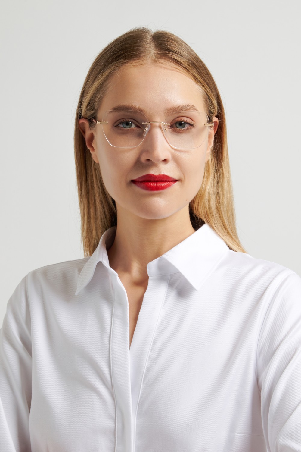 Occhiali da vista Carolina Herrera Her 0364 111737 06J colore gold havana forma rettangolare 